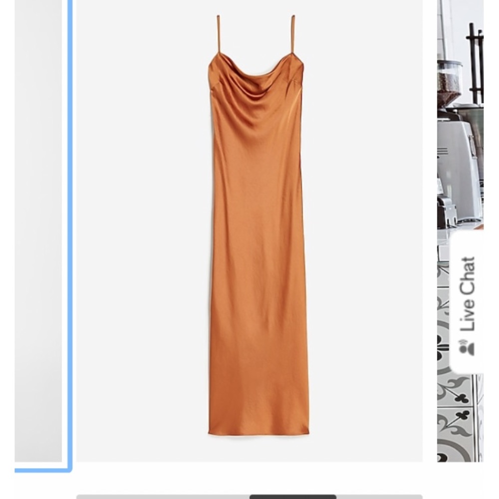 Copper Full Length Dress